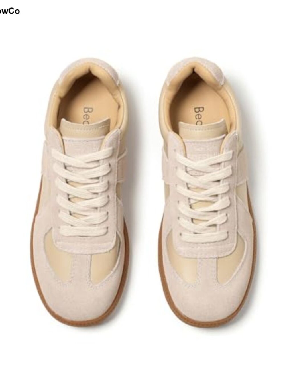 Leather Suede Sneakers Retro Casual Flat Lace-Up Women